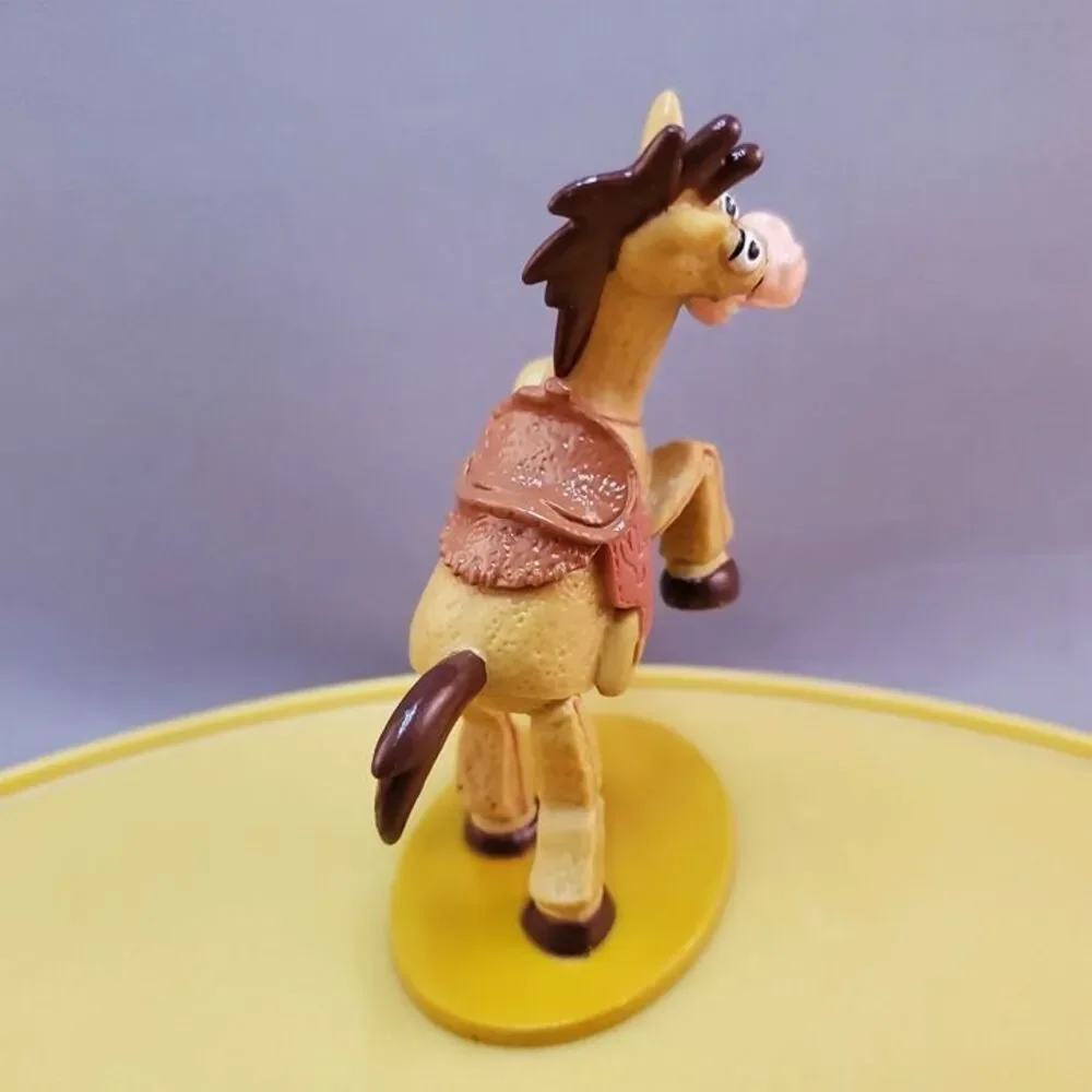 Bullseye Horse Pvc Figure Rearing Up Toy Story Brown Base Cake Topper 4 inch